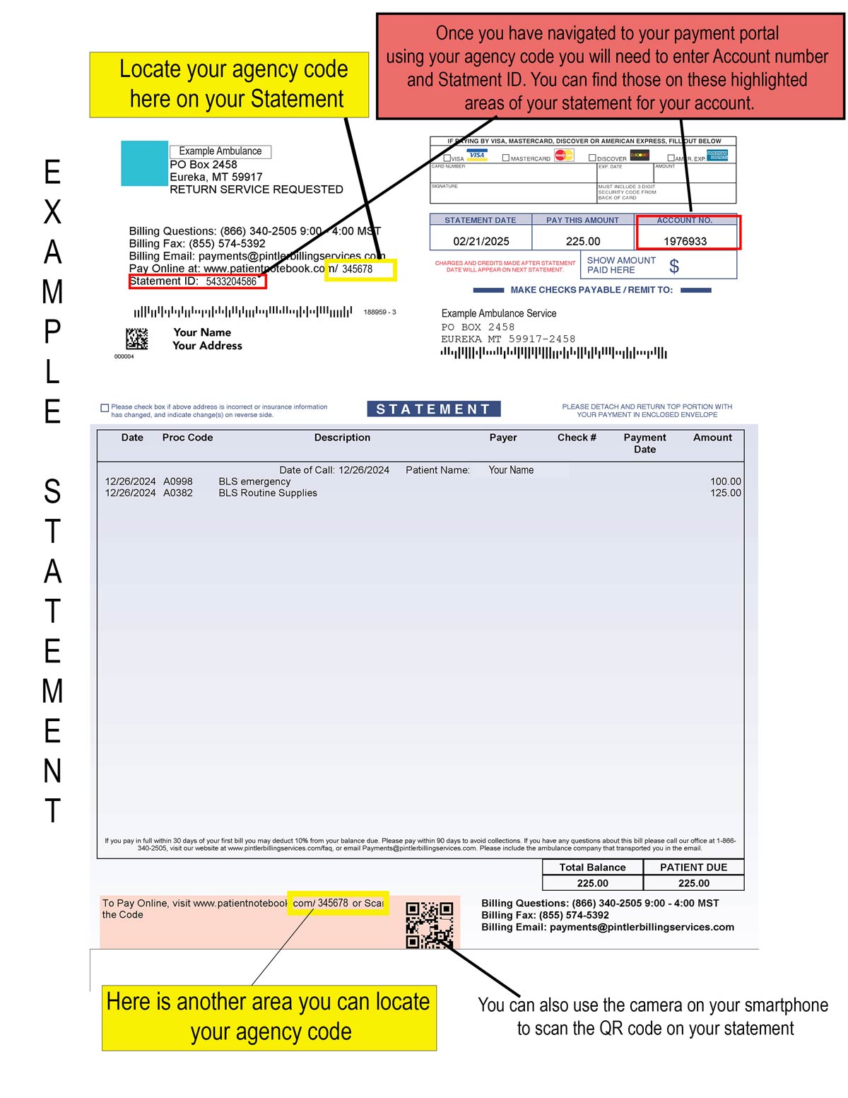 statement directions
